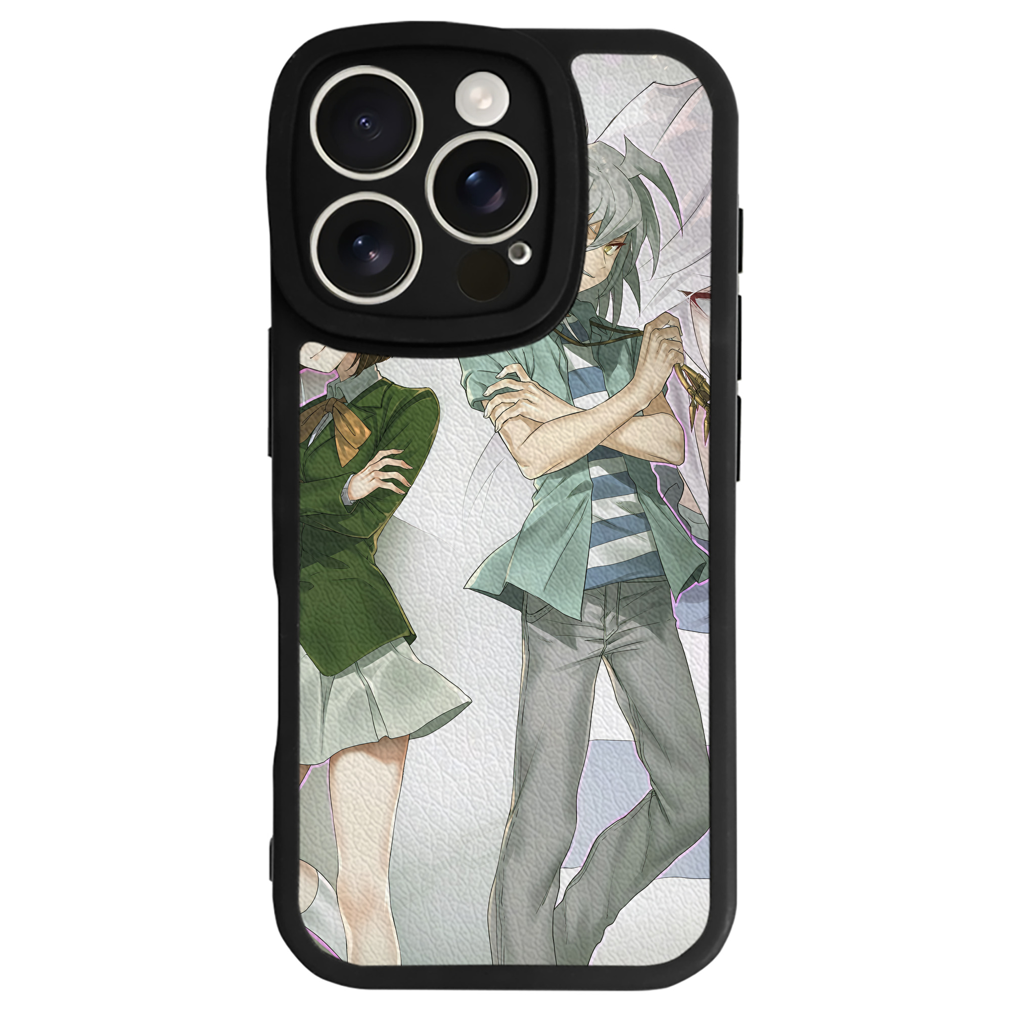 （画像用） 遊☆戯☆王 Yu-Gi-Oh! 【iPhone 16シリーズ対応】シリコンスマホケース（レザー調） 材質：シリコン